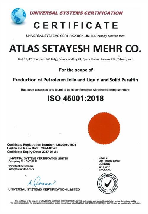 ISO 45001 2018